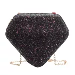 Creative Ladies Glitter Diamond Sd Oulder Mesger Bag Ca Pu Leather Sequins Women Sml Chain Crossbody Bags