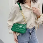 Spring Handbags For Women Stone Prints Pu Leather Oulder Bag Chain Style Fe Crossbody Bag And Sml Se