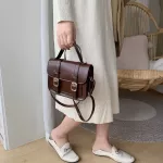 New Style Winter Vintage Flap Loc Classic Women Bags Ca Leather Oulder Bags Clutch Crossbody Bag Handbag Mesger