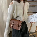 New Style Winter Vintage Flap Loc Classic Women Bags Ca Leather Oulder Bags Clutch Crossbody Bag Handbag Mesger