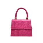 Ladies Mini Crossbody Bag Vintage Fe Crocodile Pattern Clutch Se Hi Quity Leather Sml Square Oulder Bags