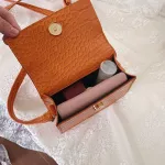 Ladies Mini Crossbody Bag Vintage Fe Crocodile Pattern Clutch Se Hi Quity Leather Sml Square Oulder Bags