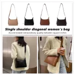 Ca Fe Crossbody Bag Solid Cr Pu Leather Daily Oulder Handbag Popular Fe Daily Bag