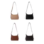 Ca Fe Crossbody Bag Solid Cr Pu Leather Daily Oulder Handbag Popular Fe Daily Bag