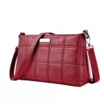 Women Handbag Leather Plaid Mesger Bag Oulder SML Square Pge Designer Handbags Hi Quity Bolsa Fina