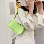 Women Pu Leather Gradient Cr Oulder Underarm Bag Ladies Vintage Zier Hobos Handbag Tote Se