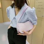 Women Pu Leather Gradient Cr Oulder Underarm Bag Ladies Vintage Zier Hobos Handbag Tote Se