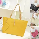 Women Leather Oulder Bag Tote Mesger Ladies Large Solid Cr Se Handbag