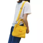 Daily Ca Canvas Tote Bag Letter Brdery Crossbody Oulder Pac Women Ladies Sol Ng Wild Satchel Handbag