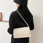 Solid Women Tote Bag Oulder Handbags Street Underarm Tor Pu Se Classic Elnt Crossbody Oulder Bag