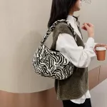 Retro Women Oulder Bag Canvas Print Fe Mesger Bag Ladies Ca Zier Oulder Bag Sac Main Fme