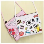 New Cartoon Graffiti Printed Women Handbag Mini Crossbody Oulder Bag Lady Daily Ses Clutches Girls Flap Bag