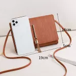Mmer Women Sml Oulder Bag Crossbody Handbags Tassel Decor Phone Bags Ladies Solid Ca Message Bag