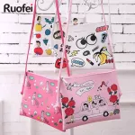 New Cartoon Graffiti Printed Women Handbag Mini Crossbody Oulder Bag Lady Daily Ses Clutches Girls Flap Bag