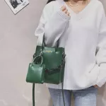 Solid Cr Oulder Mesger Bag Women Handbags Totes Bags Pu Leather Crossbody Bags Clutch Bag