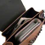 Retro Women Handbag Ladies Crossbody Mesger Bags Hi Quity Pu Leather Fe Flow Oulder Bag