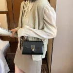 Women's Branded Sml Oulder Bag Soft Pu Leather Crossbody Bags Fe Chain Bag Solid Cr Loc Ses Sac Fme