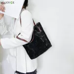 Designer Women E Large Capacity Oulder Underarm Ng Bag Ladies Hollow Bucet Tote Handbags