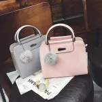 Women Handle Satchel Pu Leather Handbags Tote Se Oulder Bag With Hairbl Oulder Crossbody Bags Tassel Pouch