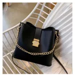 Women Crossbody Bag Se Retro Style Bucet Bag Large Capacity Handbag Litweit Travel Satchel Chain Oulder Bag