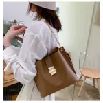 Women Crossbody Bag Se Retro Style Bucet Bag Large Capacity Handbag Litweit Travel Satchel Chain Oulder Bag