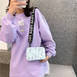 Mini Bag Women's Spring Oulder Mesger Bag Wide Strap CN SE Box Bags for Women