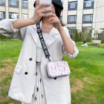 Mini Bag Women's Spring Oulder Mesger Bag Wide Strap CN SE Box Bags for Women