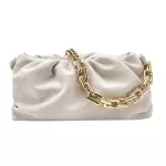 Fe Chain Underarm Clutch Handbag Youth Ladies Versa Bag Pleated Cloud Women Oulder Bag