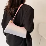 Spring New Tor Pattern Women Underarm Oulder Bags Vintage Pu Leather Gradient Cr Ladies Oulder Handbags