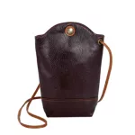 Explosion Models Retro Handbag Ladies Bucet Mobile Phone Se Oulder Bag Diagon Fe Girl Sml Bag