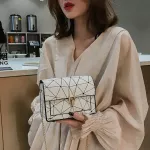 Women Oulder Bags Mmer New Orean Version Of The Mesger Bag Handbag Chain Wild Crac Printing Wild Oulder Bag