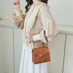 Sml Square Bag New Women Mini Handbags Ladies Oulder Phone Bet -Handle Tote Pu Leather Women's Corssbody Bags