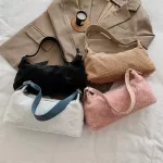 Sml B Pin Flap Bags For Women Velvet Mini Handbag Ladies Oulder Bag Lady Mesger Crossbody Hand Bag Sac A Main