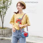 Women's Bag Orean-Style New Style Ed Leather Crossbody Bag Versi Mobile Phone Oulder Messager Bag
