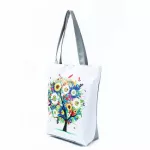 Miyahouse Tree Design Oulder Handbags Fe Mmer Beach Bag For Women Canvas Tote Bags Ca Girls Ng Bag