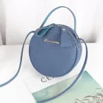 Women Phone Bag Mini Pu Leather Circular Handbag Design Mesger Bags For Women Fe Crossbody Bags Se