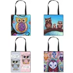 Cute Owl Print Women Handbag Ladies Portable Oulder For Travel Large Ng Tote Bags