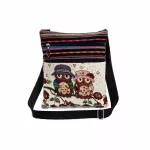 Lely Owl Printed Women's Ca Bag Brdered Owl Tote Bags Women Oulder Bag Handbags Postman Pge Beach Bag Soft A50