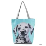 Miyahouse Dog Printed Oulder Bag Women Tote Handbag Mmer Beach Bag For Fe Anim Design Handbag Lady