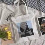 Haruu Fun David Michello Statue Print Oulder Bags New Large Capacity Ng Bag Street Pun Women Bag Wlet