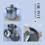 Japanese standards, pots, oil support Stainless steel oil 304 stainless steel stainless steel