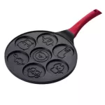 7 hole pan, thick model, pancake pancakes, scanned, fried pancakes, not sticking to the pan, not using 3 colors of oil, electric pan and gas stove