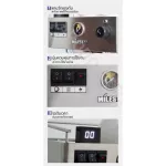 Milesto เครื่องชงกาแฟกึ่งอัตโนมัติ(จับเวลาการชง) 1400W 3 ลิตร รุ่น EM19-M2