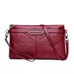 New Crossbody Bag For Women Bolsas Eepn Leather Handbag Solid Cr Oulder Mesger Clutch Bags Ng Satchel