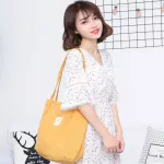 Women Canvas Oulder Tote Bag Large Cn Cloth Ng Bags For Lady Crossbody Fe Handbag Foldable Reusable Oer Bag