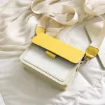 Contrast Cr Leather Crossbody Bags For Women Travel Handbag Daily Oulder Bag Ladies Cross Body Bag Girl