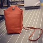 Women's Mobile Phone Bag Fe Mesger Bags Crossbody Retro Pu Leather Bags Mini Handbags New