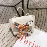 New Women Girls Sml Pu Leather Handbag Scarf Oulder Mesger Crossbody Bag Satchel Crocodile Pattern Tote Se