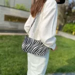 Ca Anim Pattern Women Handbags Sml Oulder Bag Lady's Vintage Mesger Bag Baxillary Bags Crossbody Pouch