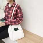 Women Corduroy Canvas Bag Fe Cn Eco Cloth Crossbody Oulder Bags Ladies Ng Bag Pin Handbag Totes For Girls
